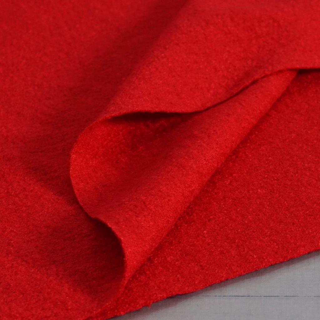 Viskose Wolle Mix gewalkt rot